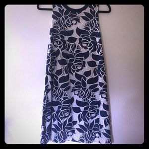 Francesca’s Navy and Ivory dress